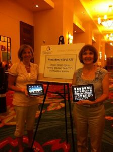 Cristen and Tricia at the National Down Syndrome Congress