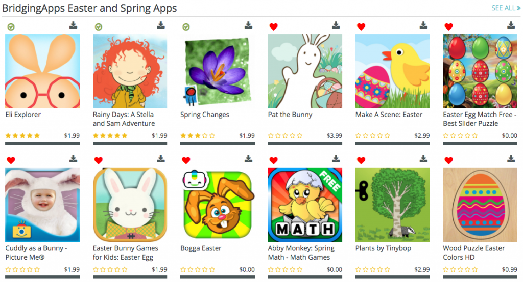 Easter and Spring Apps