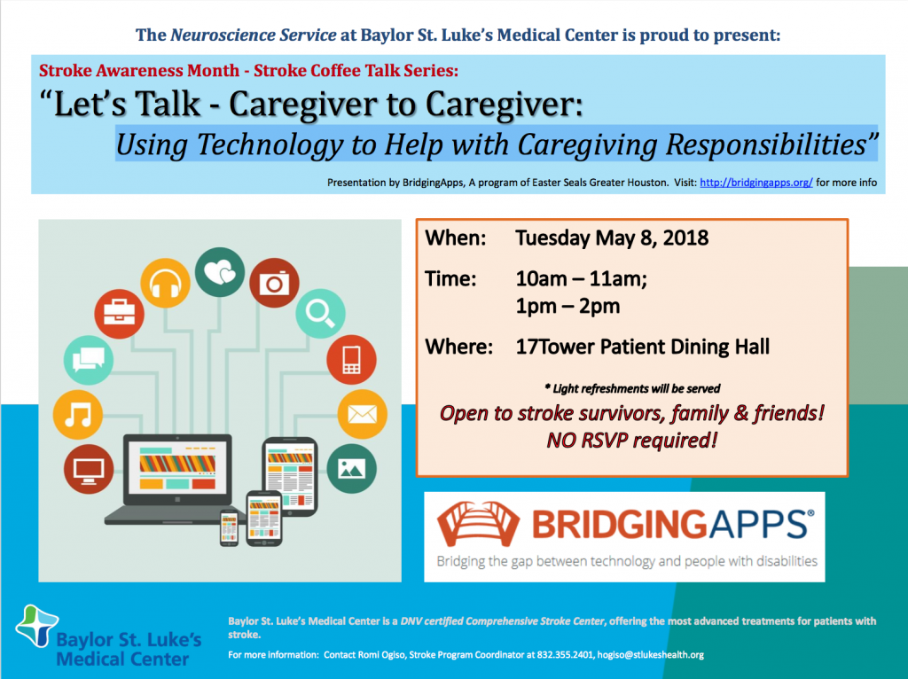 â€œLetâ€™s Talk - Caregiver to Caregiver Flyer