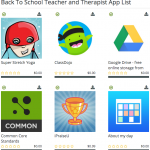 Back to School Teacher and Therapist Apps