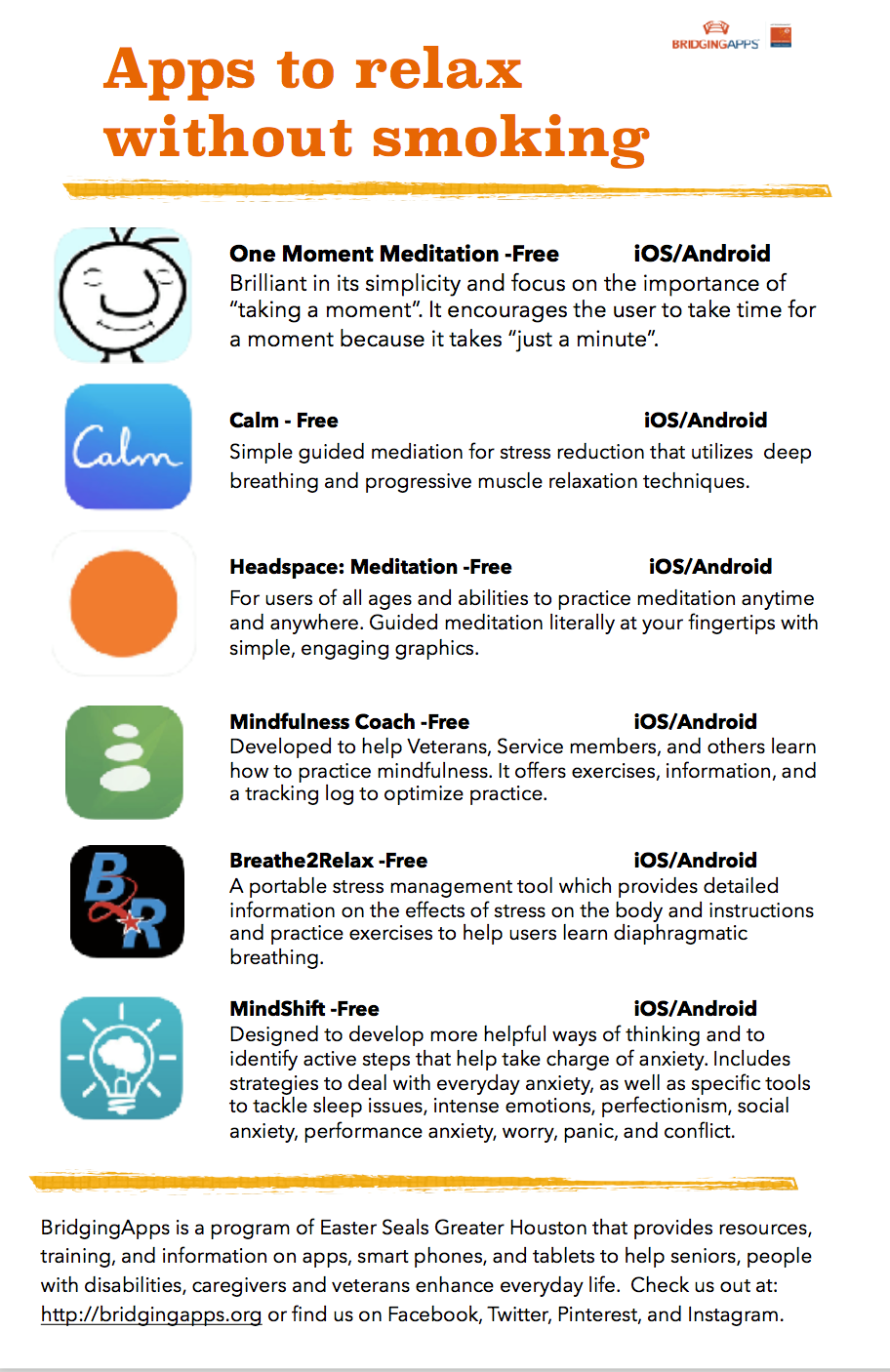 Freedom From Smoking Program – BridgingApps