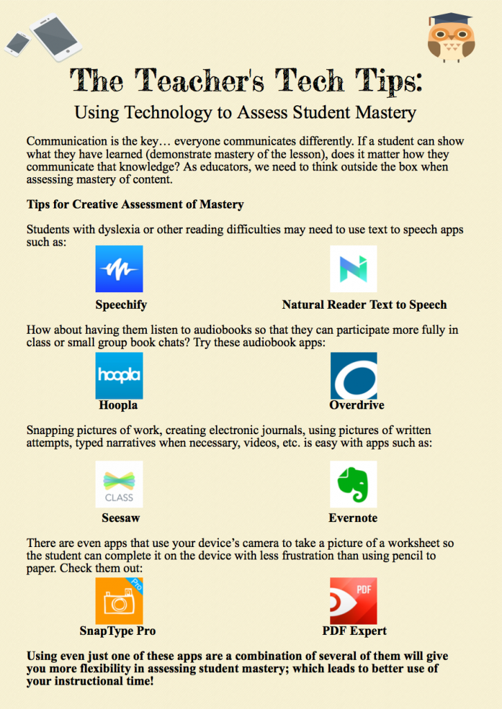 Using Technology to Assess Student Mastery Image