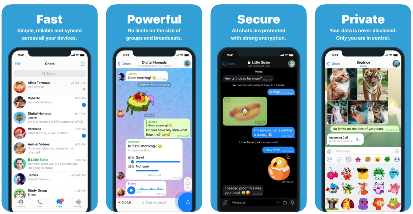 Telegram Messenger App